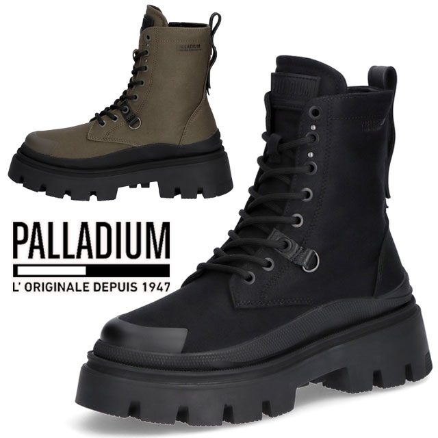 送料無料 パラディウム PALLADIUM CVS 94355 008 325 レディース FW 秋冬 新作 秋新作 冬新作 人気 流行 定番 2024 2025 ショートブーツ ハイカット ブーツ レースアップブーツ 厚底 パラスクワッド カジュアルシューズ サイドジッパー チャンキーソール ショート丈 靴 i30-s2244-2245-1.jpg