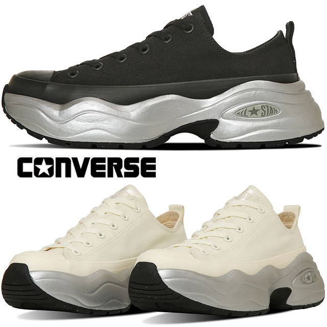 送料無料 スニーカー ローカット メンズ レディース SS 春夏 新作 夏新作 秋新作 人気 流行 定番 2025 コンバース CONVERSE MT OX 31313920 31313921 厚底 オールスター（R） サージトレーナー カジュアルシューズ 黒 靴 楽天市場】コンバース 厚底 スニーカー オールスター（R） サージ