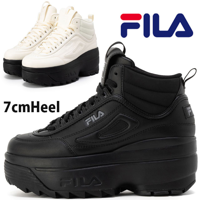 楽天市場】＼クーポン有／フィラ 厚底 スニーカー レディース 白 靴