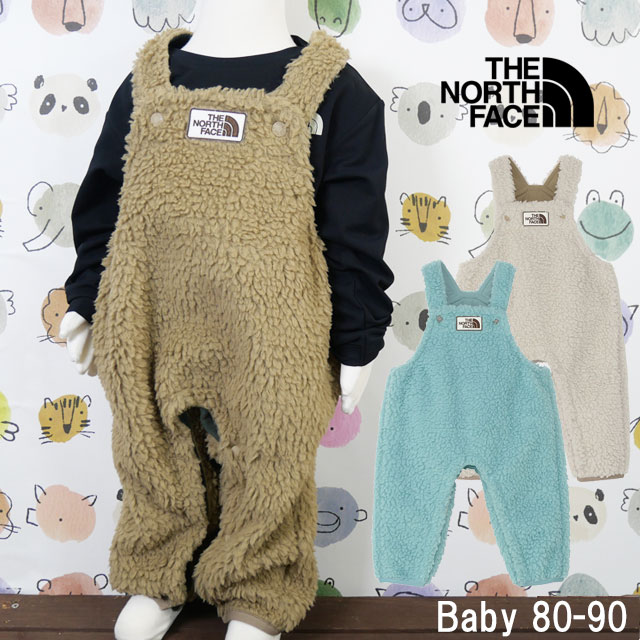 ＼ポイント7倍／ザ・ノース・フェイス サロペット ベビー 男の子 カドルフリースオーバーオール キッズ 女の子 オールインワン ベビー服 長ズボン アパレル つなぎ パンツ 防寒 ウェア NAB72403 アイボリー クラシックカーキ ブルー 子供服 送料無料 最強翌日配送 evid｜シューマートワールド