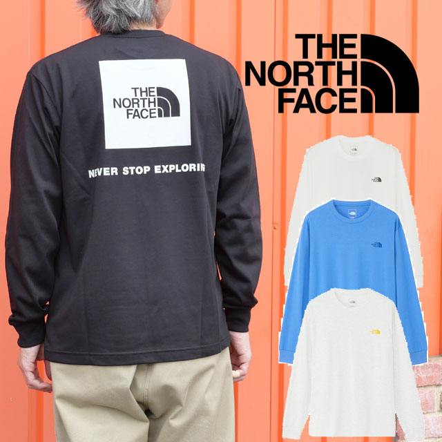 ＼ポイント7倍／ザ・ノース・フェイス ロングスリーブバックスクエアロゴティー 背面ロゴ ロングTシャツ メンズ 静電防止 吸汗速乾 長袖Tシャツ トップス アウトドア 日常 カジュアル アパレル ウエア 服 白 黒 灰 青 NT32442 メール便送料無料 最強翌日配送 evid