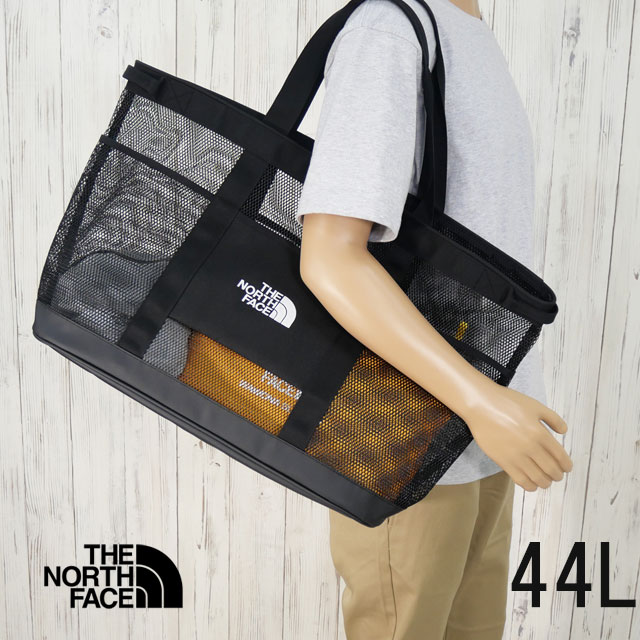 ＼クーポン有／ザ・ノース・フェイス トートバッグ メンズ NM72630 グラットンメッシュトートM 44L レディース キャンプ アウトドア バーベキュー レジャー キャンプ 海 プール BAG 大容量 大き目 大型 ブラック 黒 鞄 送料無料 最強翌日配送 evid