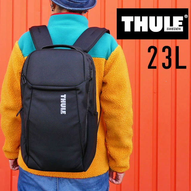 スーリー アクセント バックパック メンズ 3205381 レディース 23L デイパック リュックサック ノートパソコン BAG タブレット PCスリーブ サングラス 通勤 通学 収納 多機能 ブラック 黒 TACBP2116 送料無料 evid|シューマートワールド