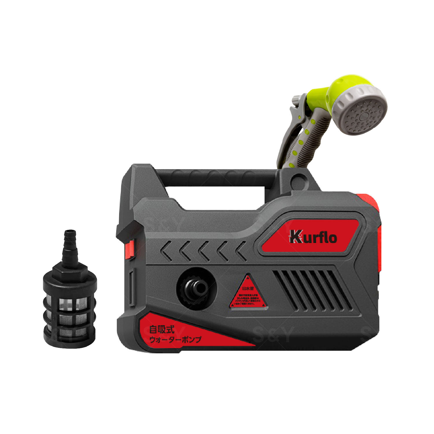 【百貨店SALE 継続期間押さえる10%OFF 15680円→14100円】 Kurflo 自吸式お水揚水機 申し受ける式 自吸式 水中揚水機 コードレス 豪然たる 大静電容量乾電池8000mAh 最大限度揚程12m 流束12L/時間 350W