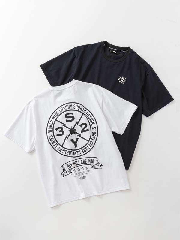 サークルロゴ Tシャツ◆BACK CIRCLE LOGO TEE◆SY32 by SWEET YEARS  エスワイサーティトゥバイスウィートイヤーズ  [32-26SN1-23]