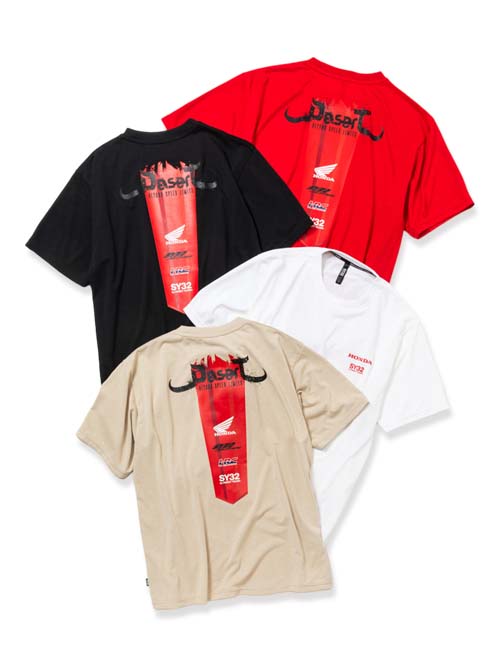 【9000円→30%OFF】グラフィックプリントTシャツ[SY32×Honda ”DESERT” COLLECTION]◆REAR FENDER GRAPHIC TEE◆SY32 by SWEET YEARS エスワイサーティトゥバイスウィートイヤーズ [A120-003]