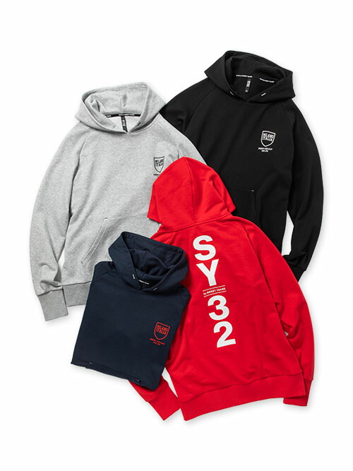 【14,300円&rarr;30%OFF】パーカー フーディー プルオーバーフーディー ロゴデザイン ビックシルエット S/M/L/XL/XXL LL/3L ◆SHIELD LOGO P/O HOODIE◆ SY32 by SWEET YEARS エスワイサーティトゥバイスウィートイヤーズ [13068]｜SY32 by SWEET YEARS 公式ストア
