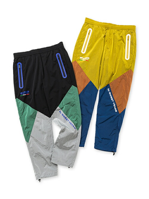 【23,100円→50%OFF】ナイロンズボン下 ◆RETRO COLOR NYLON PANTS◆ SY32 by SWEET YEARS エスワイサーティトゥバイスウィートイヤーズ [13520]