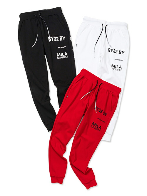 【17,600円→30%OFF】ズボン下 汗水◆STRADDLE PRINT LONG PANTS◆SY32 by SWEET YEARS エスワイサーティトゥバイスウィートイヤーズ [14121]