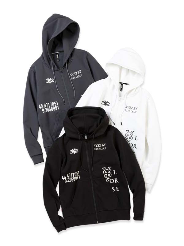 スパイラルニット ジップフーディー◆SPIRAL KNIT ZIP HOODIE◆SY32 by SWEET YEARS エスワイサーティトゥバイスウィートイヤーズ [15060] 15,400円