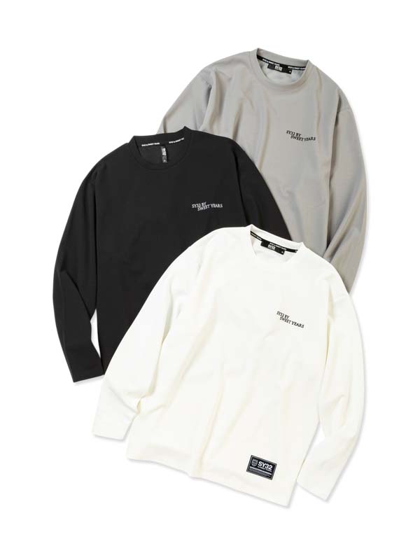 【9000円→30%OFF】ロゴ Tシャツ◆NASHIJI EMBROIDERY LOGO L/S TEE◆SY32 by SWEET YEARS エスワイサーティトゥバイスウィートイヤーズ [15086RG]
