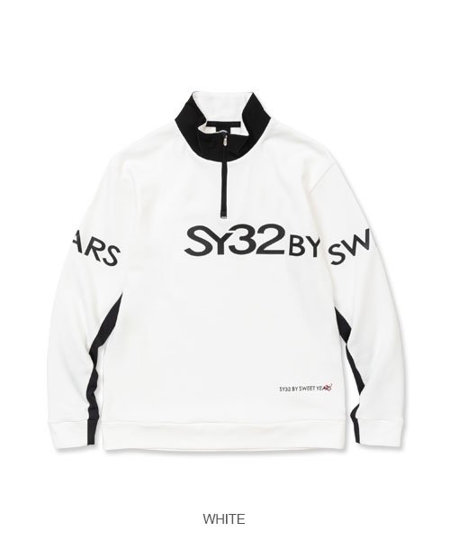二分の一ZIPティーシャツ マルチ伸ばすこと原料品◆ZIP UP LIGHT STRETCH SHIRTS｜MEN\u0027S◆SY32 by SWEET YEARS GOLF[SYG-23A02]