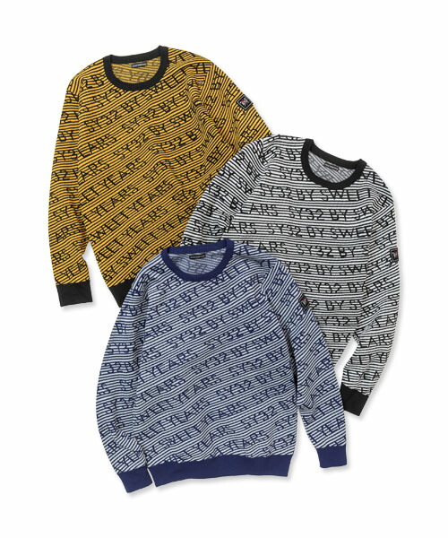 【20900円→50%OFF】クルーネックニット SY32ゴルフ 男性◆SYG LOGO SWEATER｜MEN'S◆SY32 by SWEET YEARS GOLF[SYG-23A37]