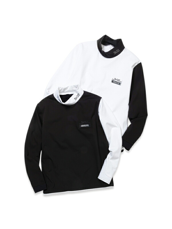 【23100円&rarr;30%OFF】ストレッチ ロングスリーブモックネック◆WIND GUARD KNIT MOCK｜MEN'S◆SY32 by SWEET YEARS GOLF[SYG-24A020ABS]｜SY32 by SWEET YEARS 公式ストア