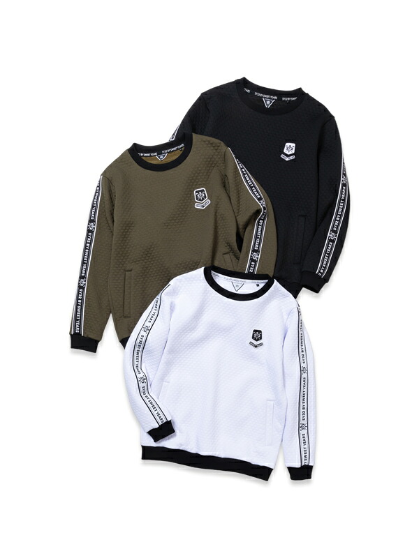 【22000円&rarr;30%OFF】ジャガード クルーネックプルオーバー◆TRIANGLE JACQUARD KNIT CREW｜MEN'S◆SY32 by SWEET YEARS GOLF[SYG-24A055]｜SY32 by SWEET YEARS 公式ストア