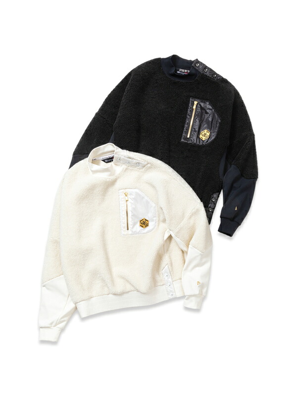 エコ毛皮 ティーシャツ◆WOOL ECO BOA PULLOVER｜WOMEN\u0027S◆SY32 by SWEET YEARS GOLF[SYG-24A13W]