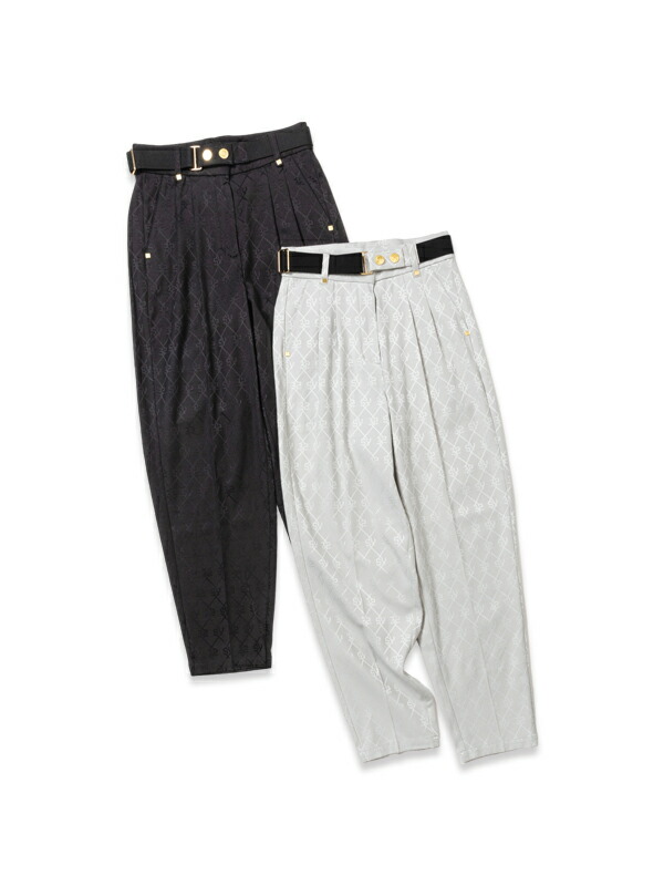 【百貨店SALE客体】オリジナルジャガード タックズボン下◆STRETCH JACQUARD PANTS｜WOMEN\u0027S◆SY32 by SWEET YEARS GOLF[SYG-24A20W]