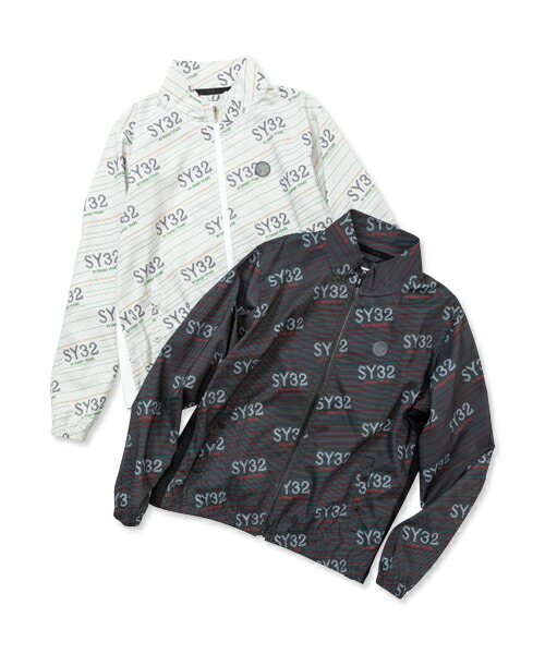 【26400円&rarr;30%OFF】フルジップジャケット SY32ゴルフ 男性◆STRETCH GRAPHIC ZIP JACKET｜MEN'S◆SY32 by SWEET YEARS GOLF[SYG-24S15]｜SY32 by SWEET YEARS 公式ストア
