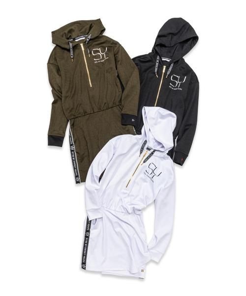 【30％OFF】フードワンピース SY32ゴルフ 女性◆SYG JQ INTERLOCK HOOD ONE-PIECE｜WOMEN'S◆SY32 by SWEET YEARS GOLF[SYG-24S05W]