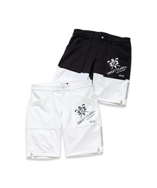 【17600円→30%OFF】バイカラーショートパンツ◆BY COLOR SHORTS｜MEN'S◆SY32 by SWEET YEARS GOLF[SYG-24SUM-11]