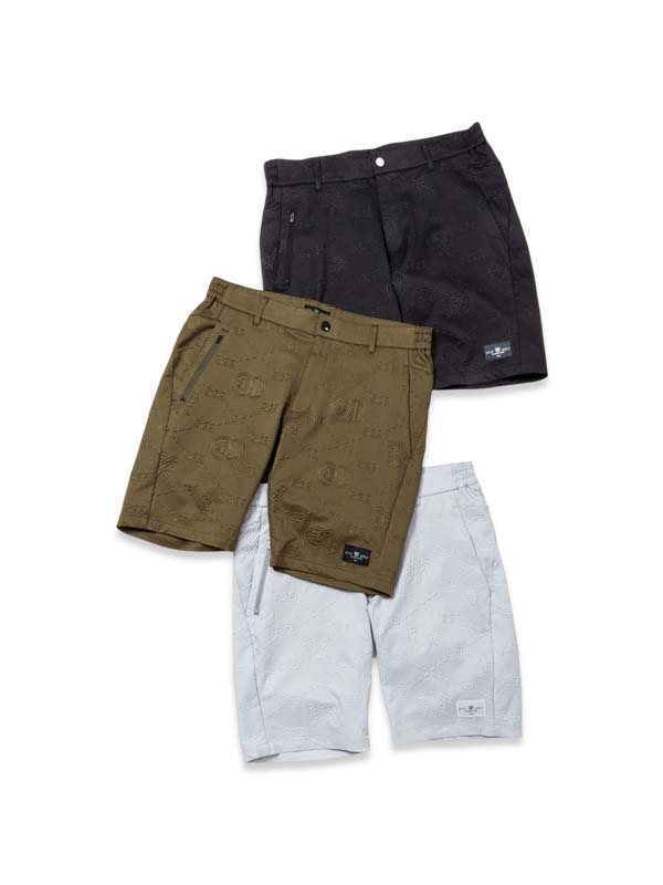 【23100円→30%OFF】エンボス ショートパンツ◆BACK EMBOSS STRETCH SHORTS｜MEN'S◆SY32 by SWEET YEARS GOLF[SYG-25S051]