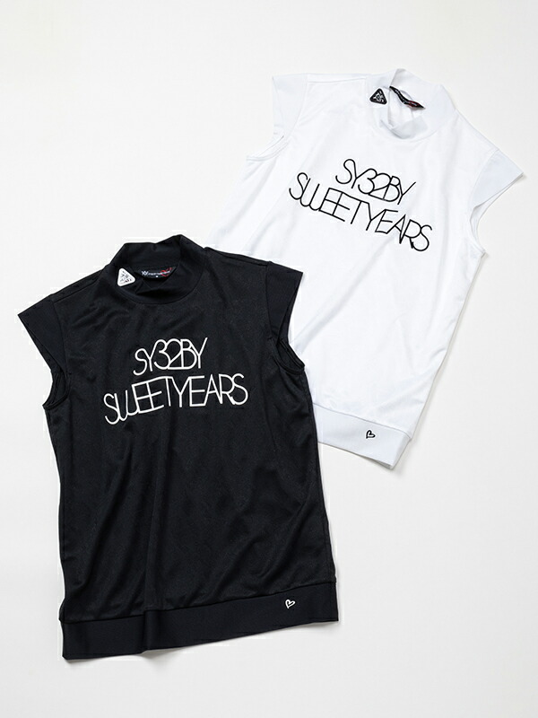 【14300円→30%OFF】ストレッチ ジャガード モックネックシャツ◆ORIGINAL JQ SHORT SLEEVE MOCK｜WOMEN'S◆SY32 by SWEET YEARS GOLF[SYG-25S19W]