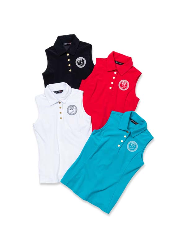 【30％OFF】Carvico PANTELLERIA ノースリーブポロ◆CARVICO PANTELLERIA SLEEVELESS SHIRTS｜WOMEN'S◆SY32 by SWEET YEARS GOLF[SYG-25S29W]