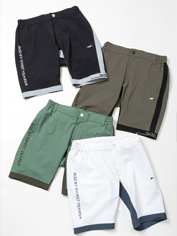 【24200円→30%OFF】2WAYストレッチ ショートパンツ◆SPORTEX MULTI STRETCH SHORTS｜MEN'S◆SY32 by SWEET YEARS GOLF[SYG-25SABS007]
