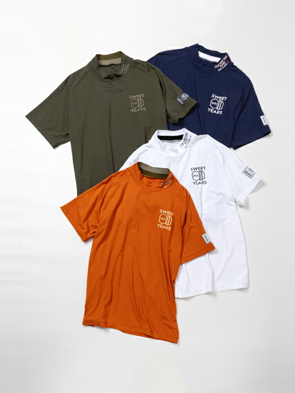 【20900円→30%OFF】JERSEY LOMELLINA NILO モックネックシャツ◆JL WONDER-NILO MOCK｜MEN'S◆SY32 by SWEET YEARS GOLF[SYG-25SABS016]