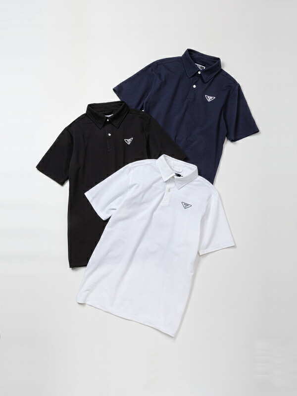 【18700円→30%OFF】COOLMAX 台襟ポロシャツ◆TC STRETCH SUCKER COLLAR SHIRTS｜MEN'S◆SY32 by SWEET YEARS GOLF[SYG-25SABS026] 9,425円
