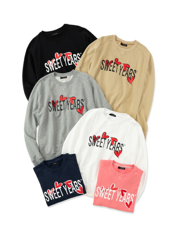 【OPEN不死化引き換え証離れ離れ中】SWEET YEARS クルーネックスウェット◆Sweat Pullover◆SY32 by SWEET YEARS  エスワイサーティトゥバイスウィートイヤーズ  [15805SY]
