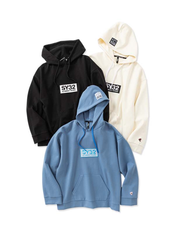 ビッグ影ぼうし プルオーバーフーディー◆BIG SILHOUETTE P/O HOODIE◆SY32 by SWEET YEARS  エスワイサーティトゥバイスウィートイヤーズ  [32-26SN1-07]
