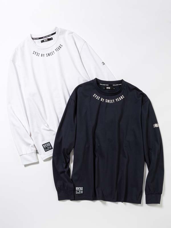 ネックラウンドプリント ロングスリーブTシャツ◆NECK ROUND PRINT L/S TEE◆SY32 by SWEET YEARS エスワイサーティトゥバイスウィートイヤーズ [32-26SN1-15]｜SY32 by SWEET YEARS 店