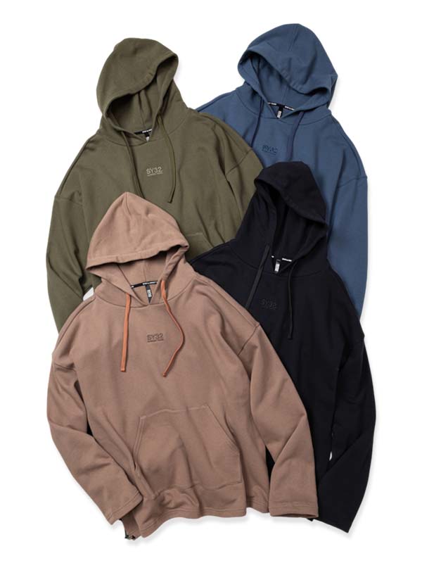 【15400円&rarr;30%OFF】スウェット ワイドシルエットフーディー◆EMBROIDERY LOGO WIDE SILHOUETTE RELAXING P/O HOODIE◆SY32 by SWEET YEARS エスワイサーティトゥバイスウィートイヤーズ [14503]｜SY32 by SWEET YEARS 店