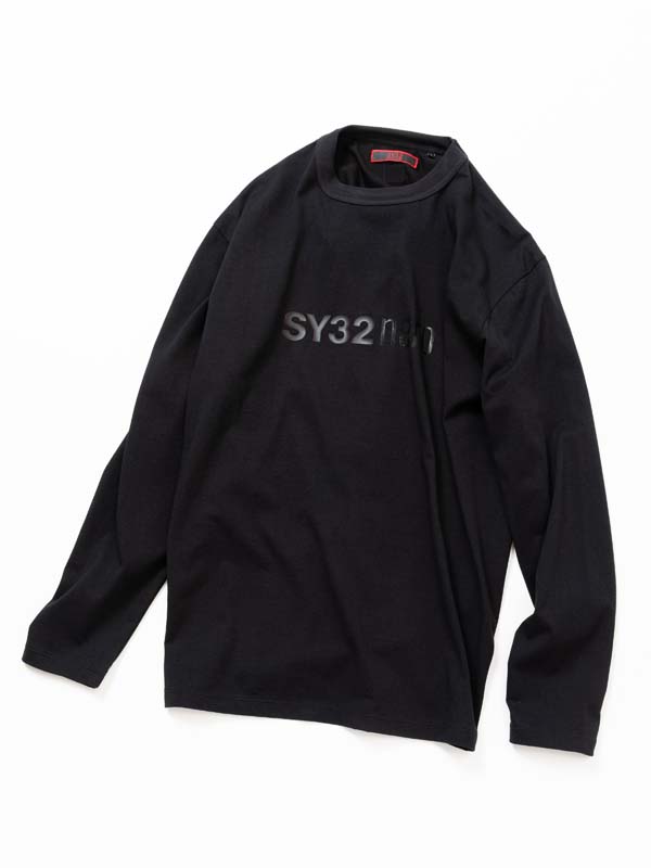 【17600円&rarr;30%OFF】NERO ナイロン ロングスリーブ Tシャツ◆PLATING REAMIDE LONG T◆SY32 by SWEET YEARS エスワイサーティトゥバイスウィートイヤーズ [NE24A002]｜SY32 by SWEET YEARS 店