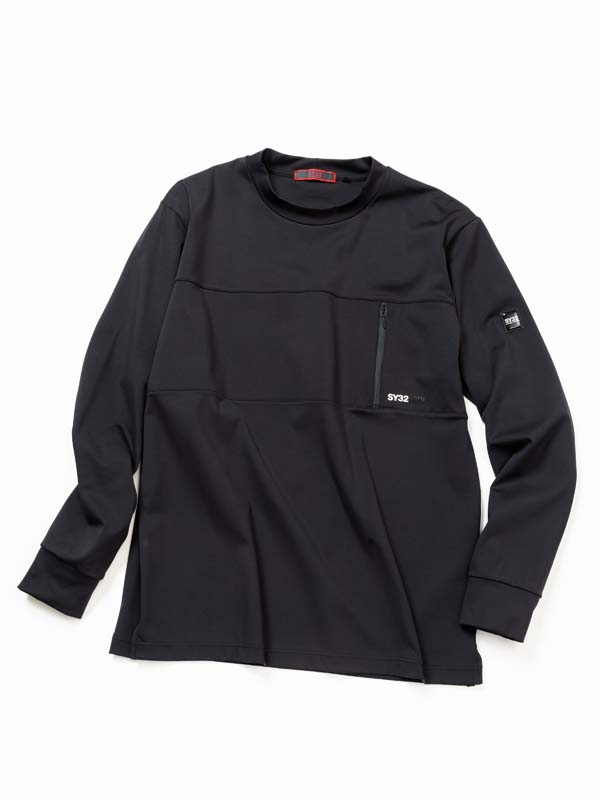 【20900円&rarr;30%OFF】NERO ロングスリーブTシャツ◆HIGH DENSITY LONG T◆SY32 by SWEET YEARS エスワイサーティトゥバイスウィートイヤーズ [NE24A005]｜SY32 by SWEET YEARS 店