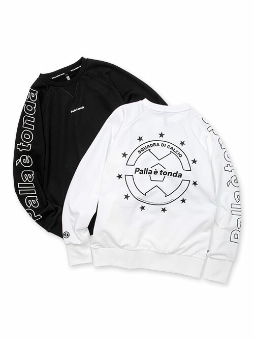 汗水 ティーシャツ Palla e tonda マルチロゴタイプ 名書き 手の指大広間 S/M/L/XL/XXL LL/3L ◆Palla e tonda P/O CREW◆ SY32 by SWEET YEARS  エスワイサーティトゥバイスウィートイヤーズ  [TNS1792FB]