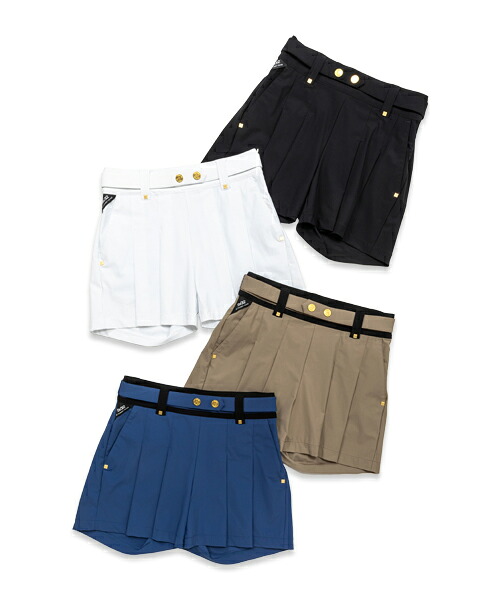 【OPEN不死化引き換え証離れ離れ中】CARVICO プリーツキュロットパンツ◆CARVICO 425 HIGH STRETCH SHORTS｜WOMEN\u0027S◆SY32 by SWEET YEARS GOLF[SYG-24S24W]