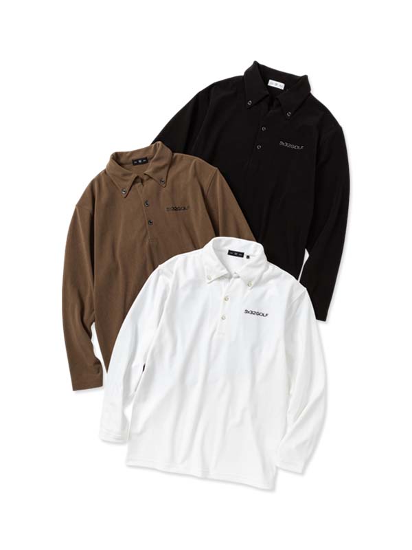 【OPEN祝する引き換え証散り散り中】フリースミニパイル スポーツシャツ◆FLEECE MINI PILE COLLER SHIRTS◆SY32 by SWEET YEARS GOLF[SYG-25A1-03]