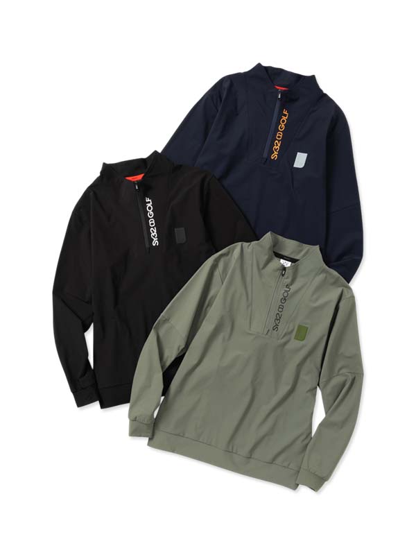 【20900円&rarr;10%OFF】ライトクールタッチ ハーフジップシャツ◆LIGHT COOL TOUCH PULL ZIP SHIRTS◆SY32 by SWEET YEARS GOLF[SYG-25A1-09]｜SY32 by SWEET YEARS 店 14,296円