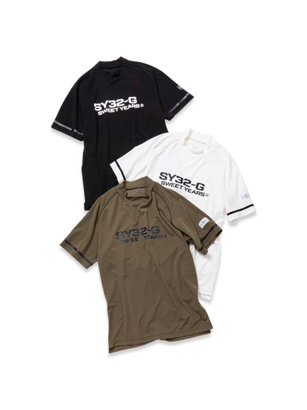 【OPEN不死化引き換え証離れ離れ中】マットストレッチポンチ原料品 モックネックシャツ◆MATTE PONTE STRETCH MOCK｜MEN\u0027S◆SY32 by SWEET YEARS GOLF[SYG-25S029]