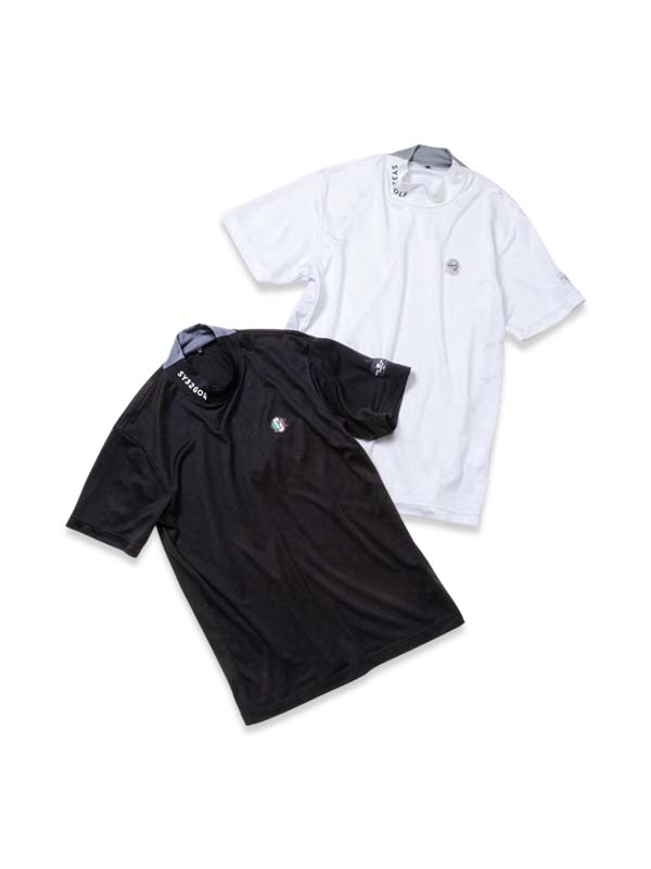 ジャかばい立て ストレッチメッシュモックネックシャツ◆SIDE MESH ORIGINAL JQ MOCK｜MEN\u0027S◆SY32 by SWEET YEARS GOLF[SYG-25S036]