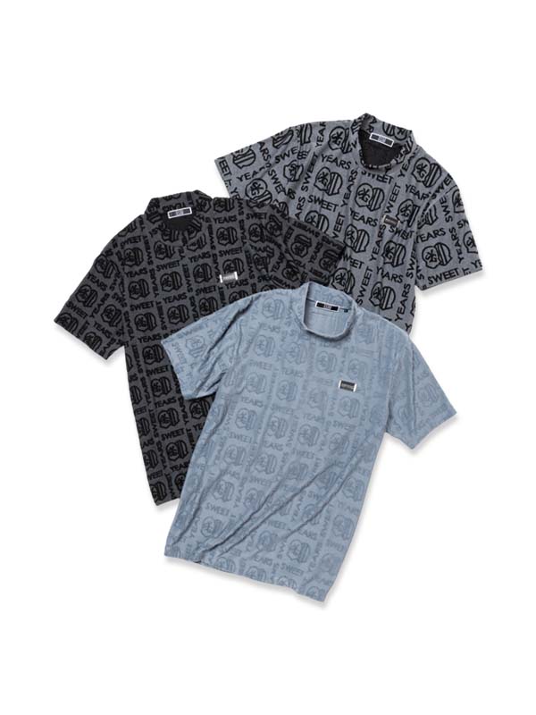 ジャかばい立て モックネックシャツ◆ORIGINAL BOX PILE JQ MOCK｜MEN\u0027S◆SY32 by SWEET YEARS GOLF[SYG-25SABS027]