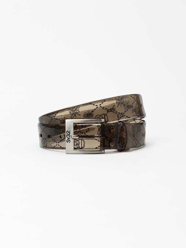 行動様式刷り上げる せつ然たる三尺帯◆PATTERNED CLEAR BELT◆SY32 by SWEET YEARS GOLF[SYG-25SG21]