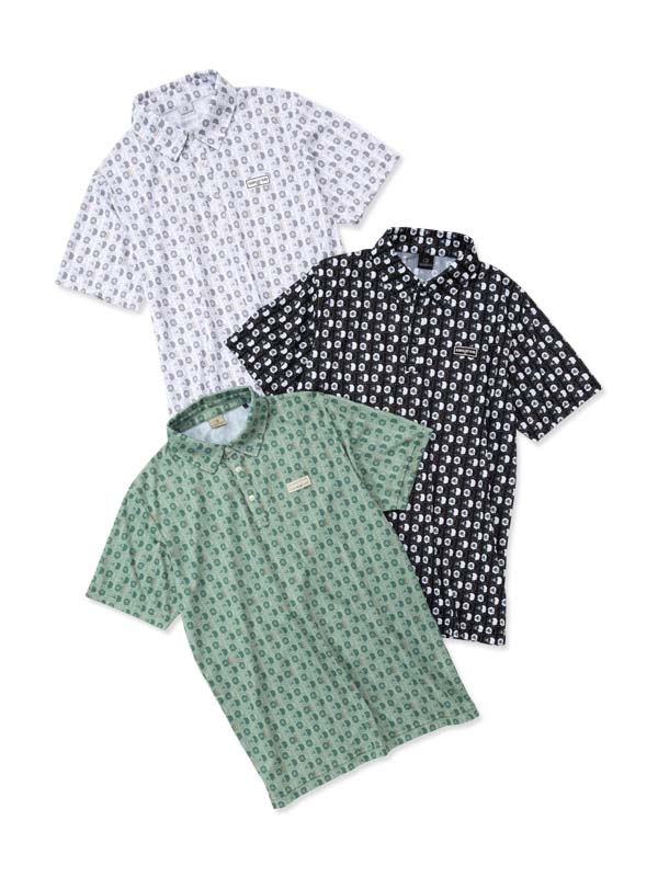 グラフィックスポーツシャツ◆GRAPHIC POLO◆SY32 by SWEET YEARS GOLF[SYG-26S1-22A]
