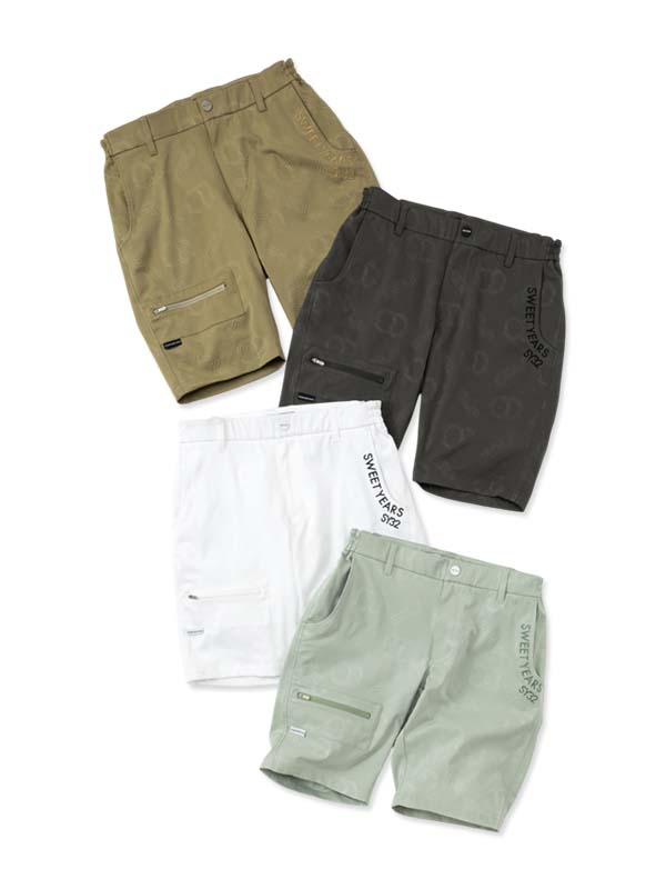 バックエンボス ショートパンツ◆BACK EMBOSS SHORTS◆SY32 by SWEET YEARS GOLF[SYG-26S1-44]｜SY32 by SWEET YEARS 店