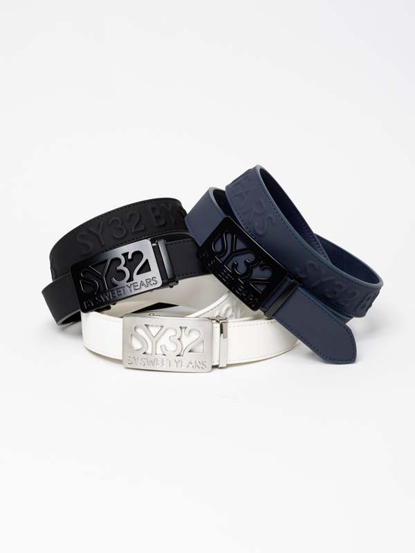 エンボスロゴレーザーベルト◆SYG EMBOSS LOGO BELT◆SY32 by SWEET YEARS GOLF[SYG-26S9-16]