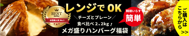 楽天市場】ハンバーグ 福袋 2種食べ比べ セット 2.2kg (プレーン100g×12個、チーズイン100g×10個) 温めるだけ レンジ 冷凍 惣菜  お弁当 あす楽 業務用 温めるだけ レンチン 冷食 送料無料 : お肉のしゃぶまる