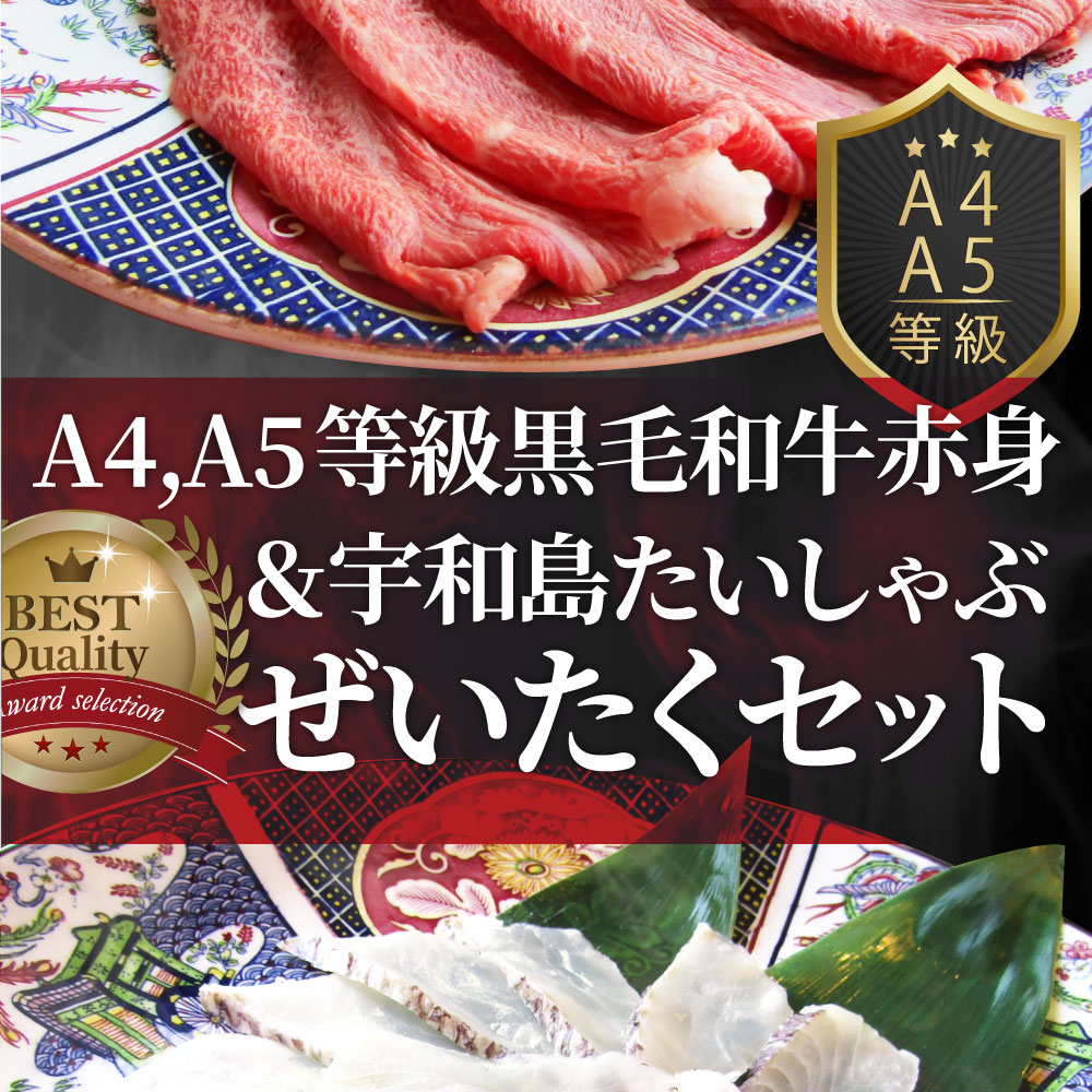 即納 最大半額 黒毛和牛 たいしゃぶ セット 4 5人前 肉 ギフト 母の日 黒毛和牛 しゃぶしゃぶ 鯛 A5等級 プレゼント 牛肉 赤身 贅沢 讃岐うどん 黒毛 和牛 国産 祝い お祝い返し 記念 通販 お取り寄せ グルメ 誕生日