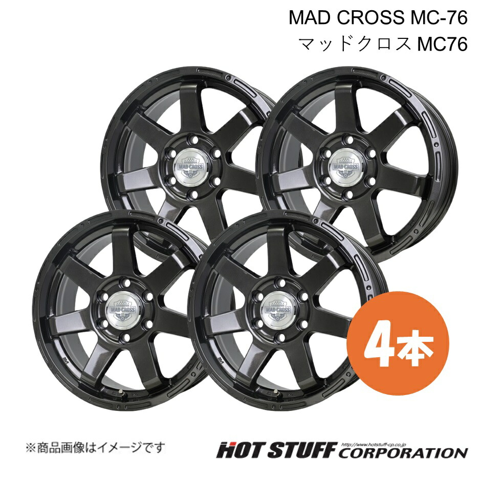 楽天市場】[ホイール1本(単品)] MAD CROSS MC76 18インチ×7.5J PCD
